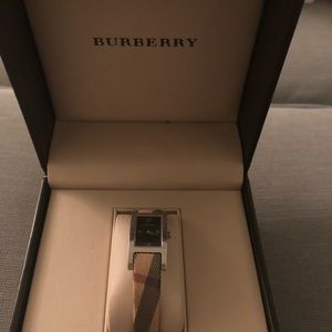 Burberry women’s square face watch